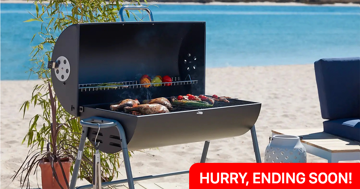 WIN this Texas Oil Drum Charcoal BBQ Snizl Ltd Free Competition