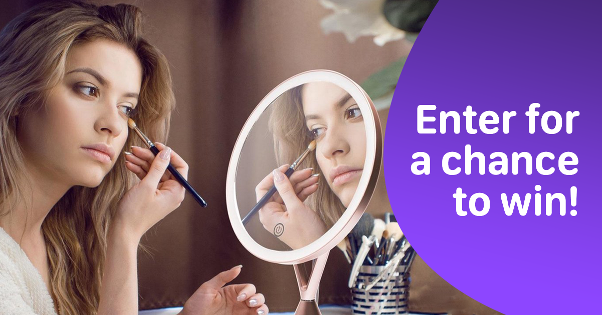 WIN a Rio Illuminated HD Makeup Mirror Snizl Ltd Free Competition